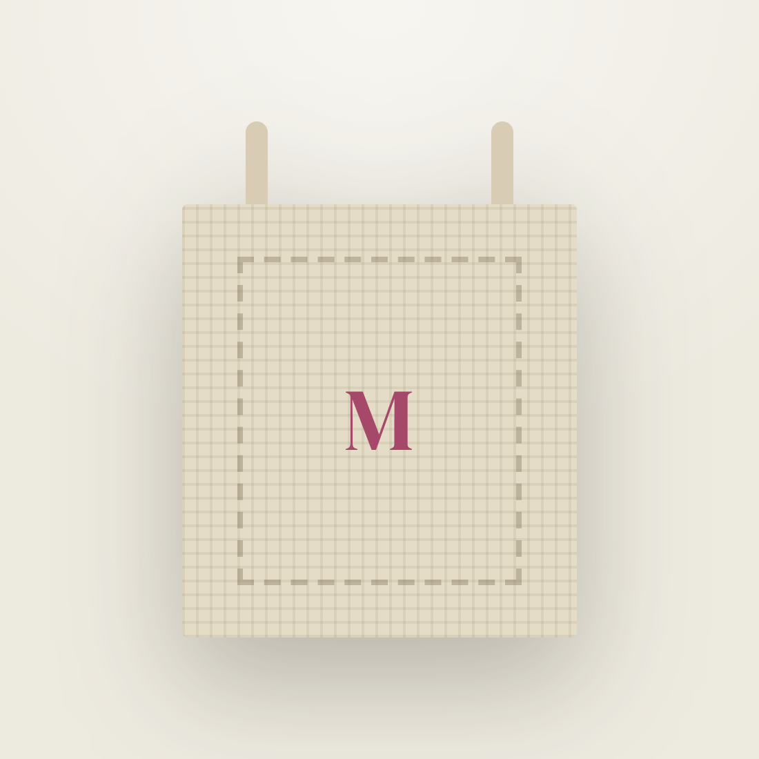 Monogrammed Canvas Tote