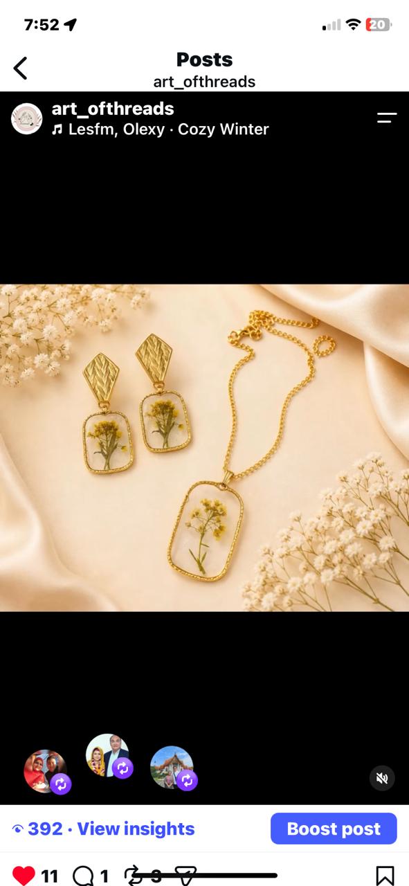 Resin Jewelry (Custom Made)