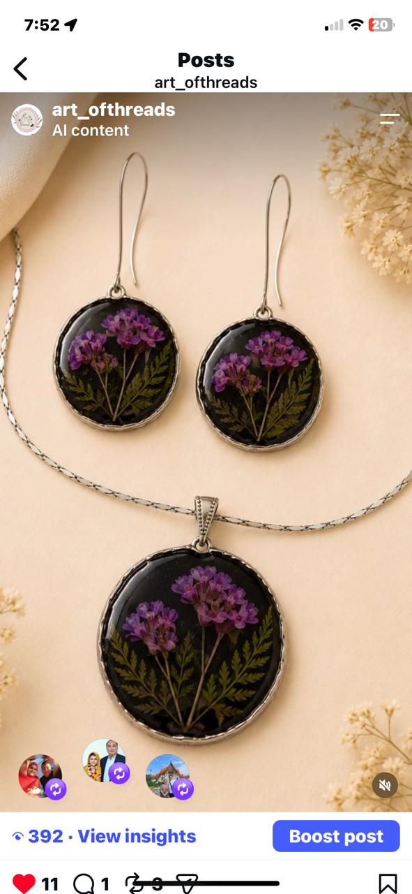 Resin Jewelry (Custom Made)