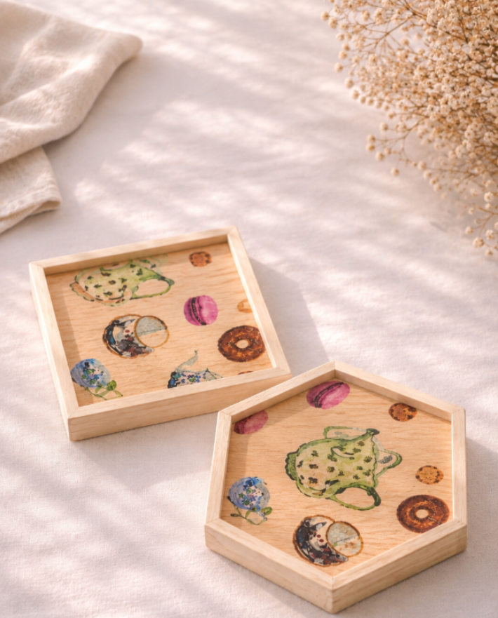 Concrete coasters