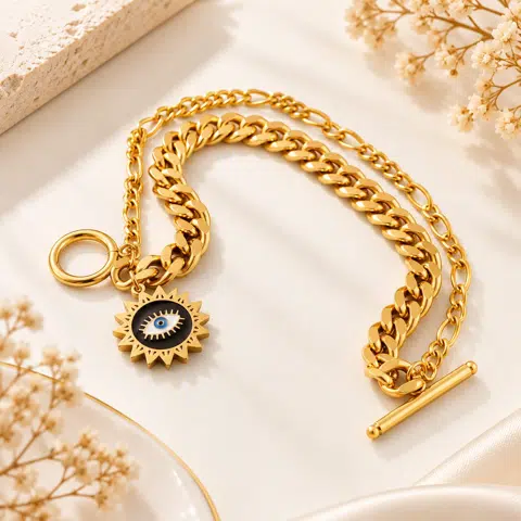 Evil Eye Stack Bracelet - 1