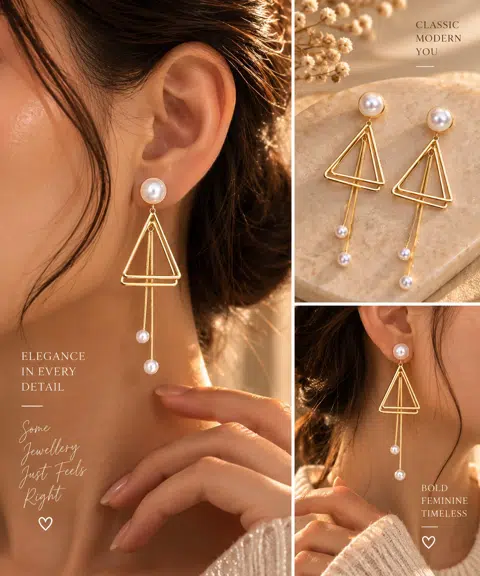 Premium Geometry Statement Earrings