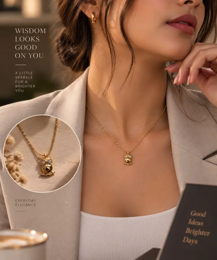 Owl Chain and pendant
