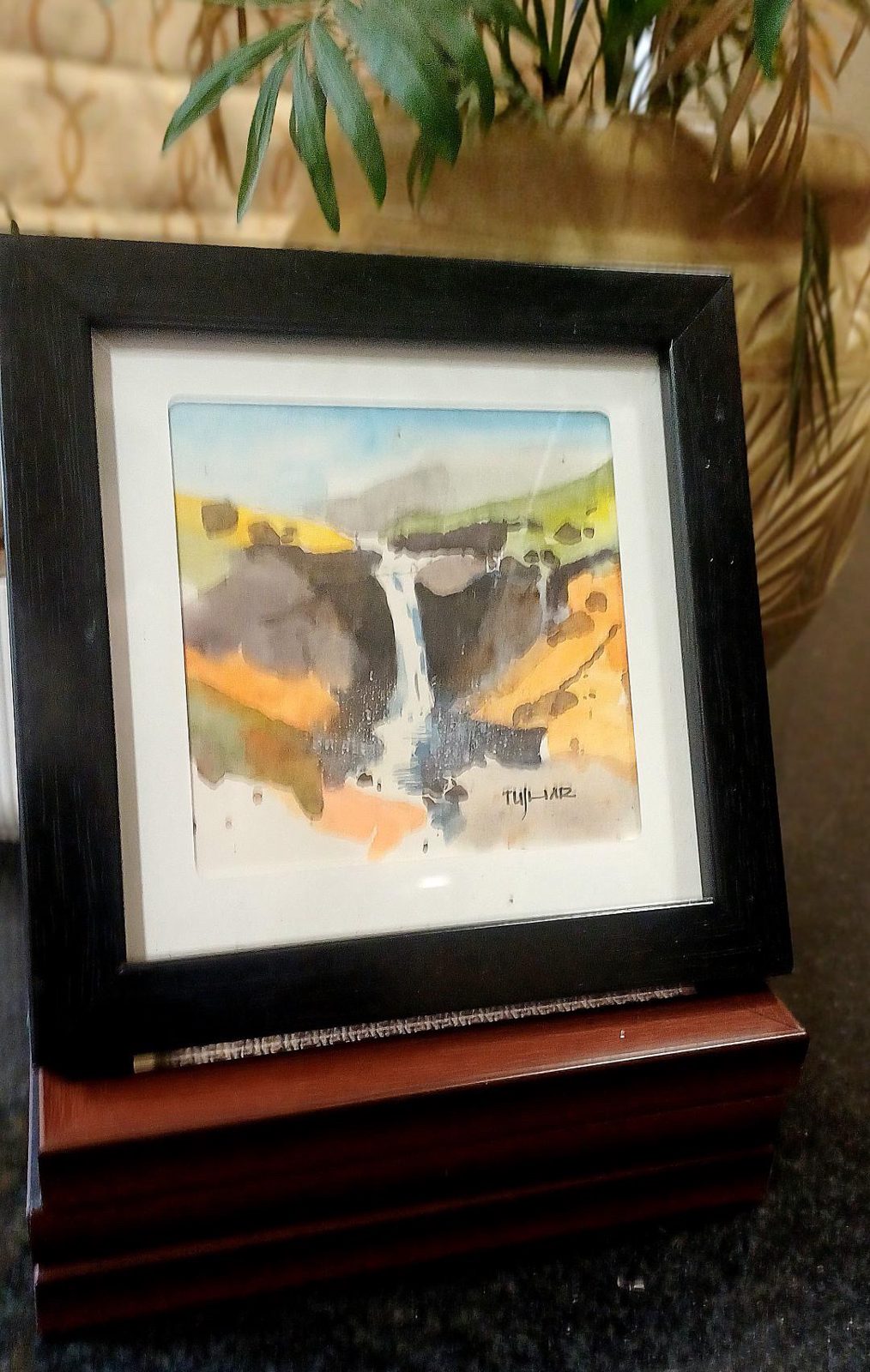 Cascade in Amber