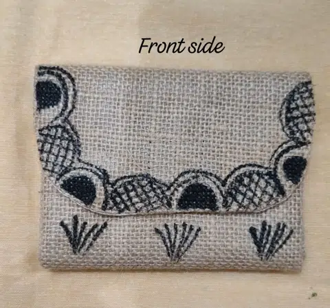 Eco friendly Jute Card holder