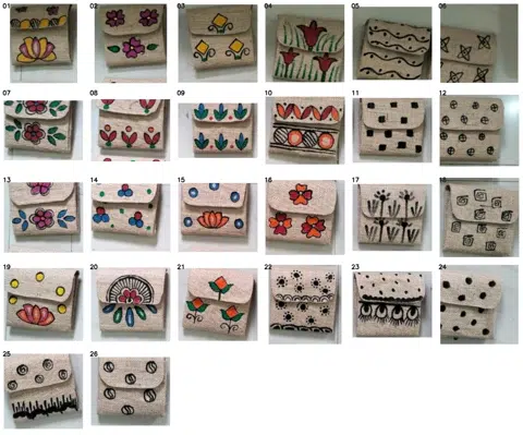 Hand Painted Card Holder-3
