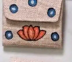 Hand Painted Card Holder-3