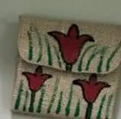 Hand Painted Card Holder
