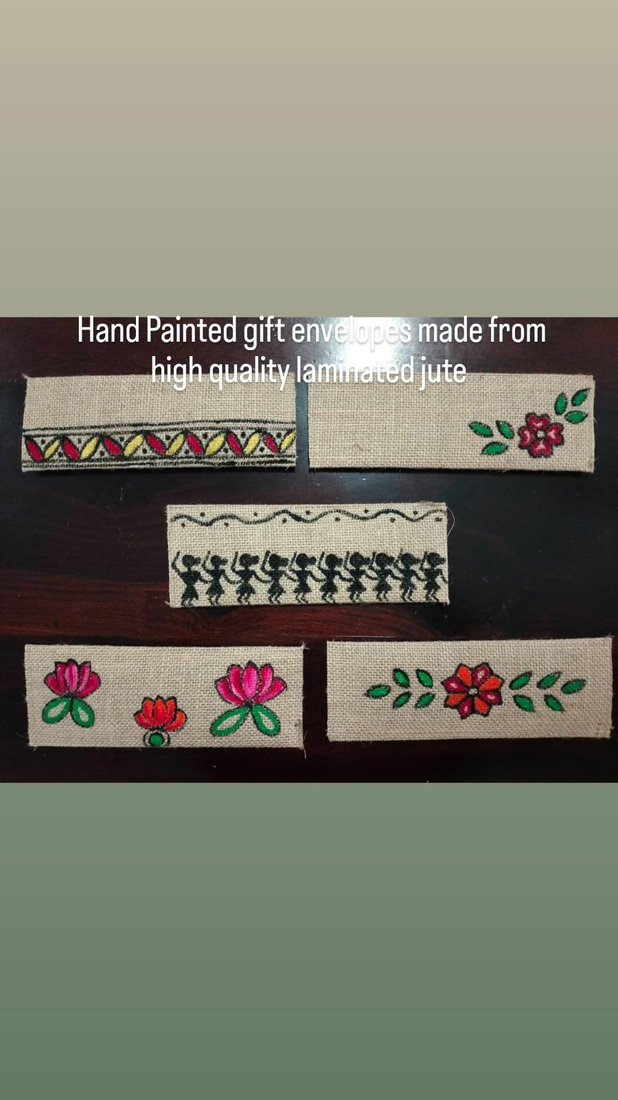 Hand Painted Gift Envelope
