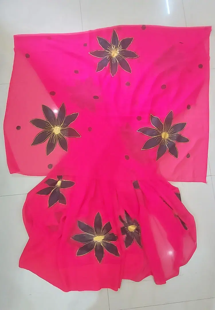Hand Painted Georgette Sarees 
