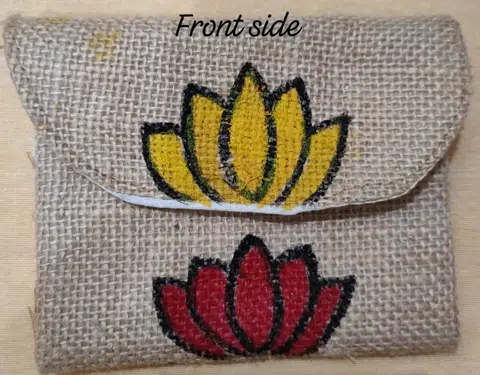 Jute Card Holder 