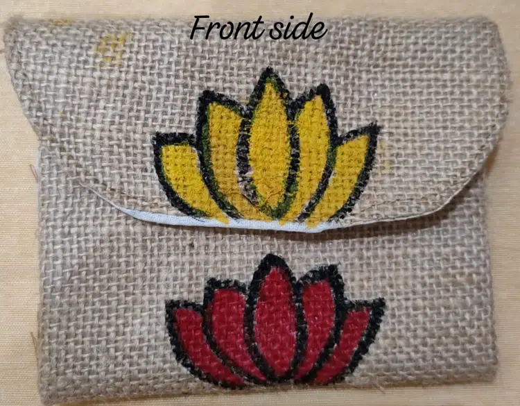 Jute Card Holder