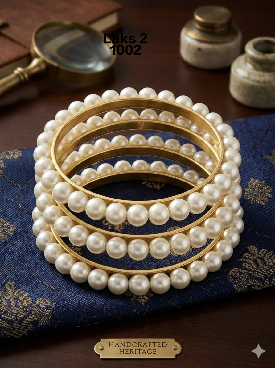 Beads bangles (set of 4)