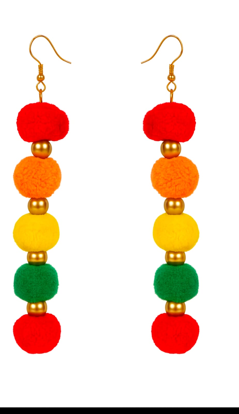 Pom pom earrings