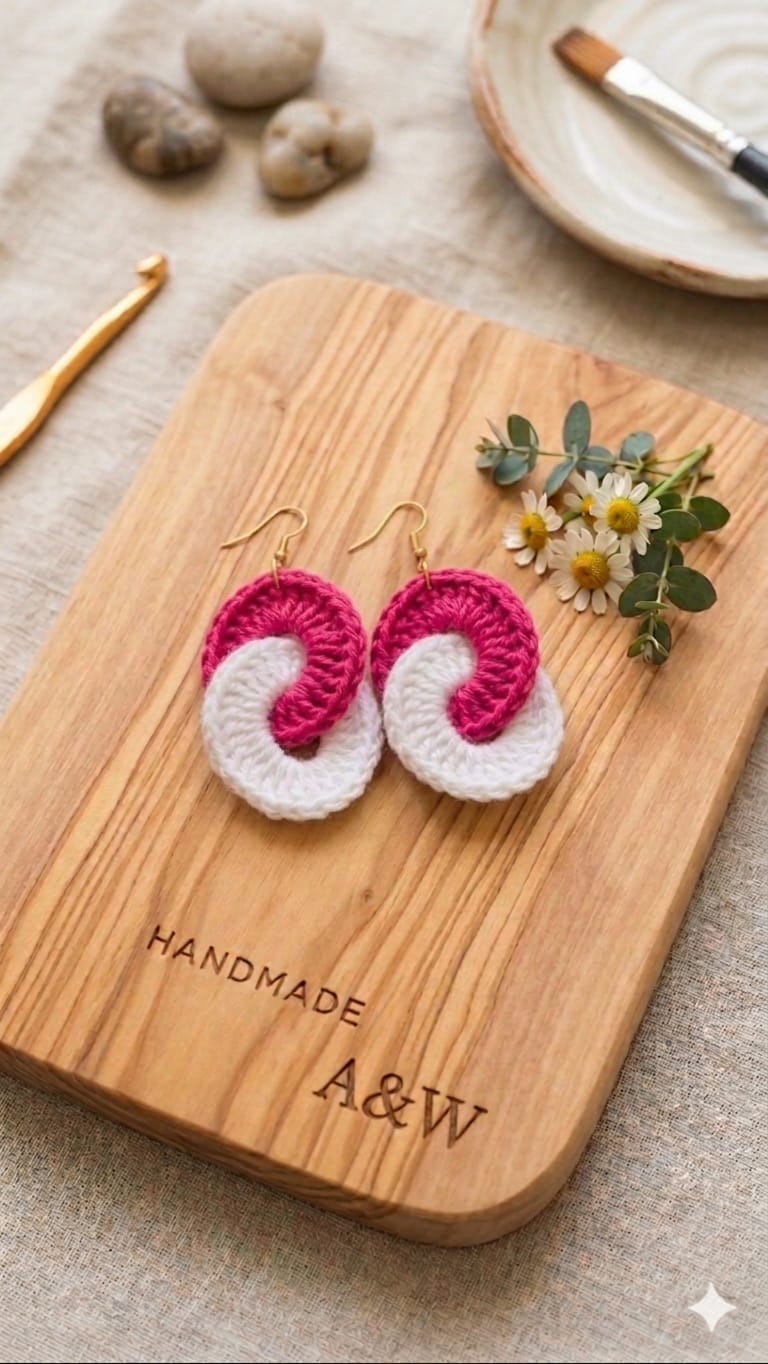 Crochet earrings