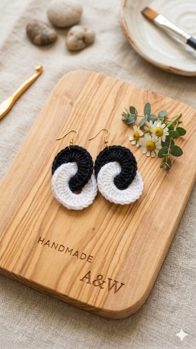 Crochet earrings
