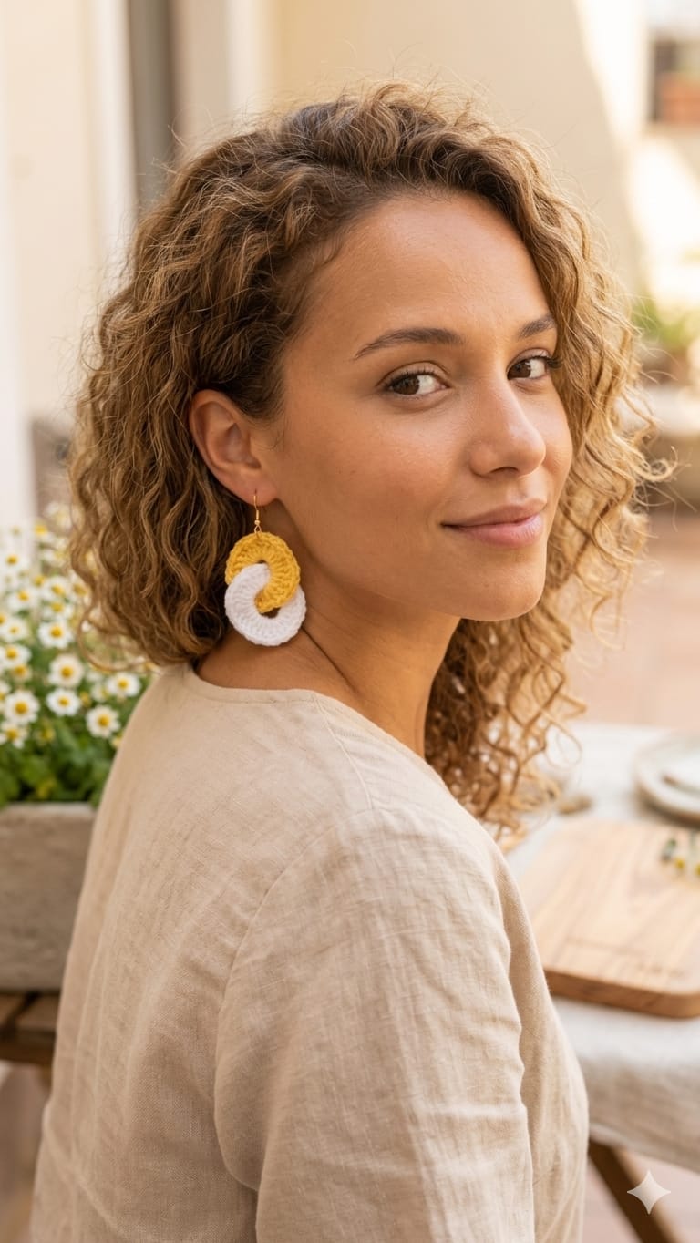 Crochet earrings