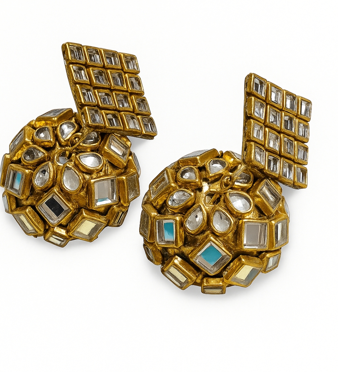 Kundan jhumka