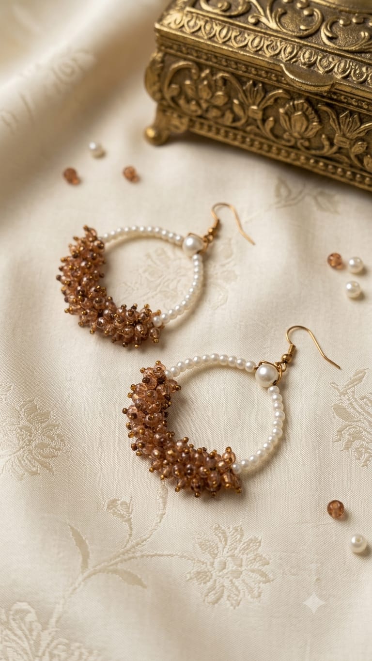 Beads Earrings (hoop)