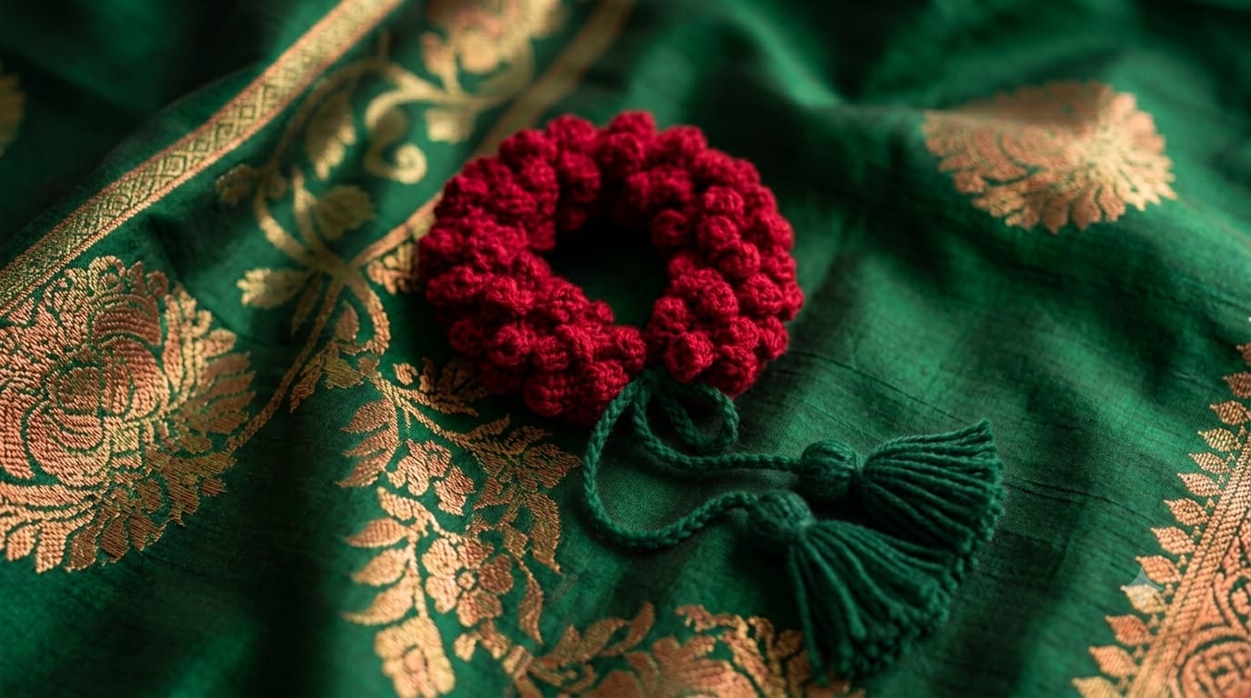 Crochet gajra