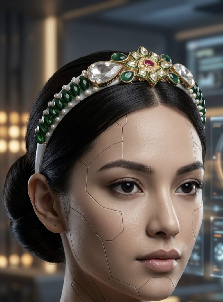 Kundan hairband