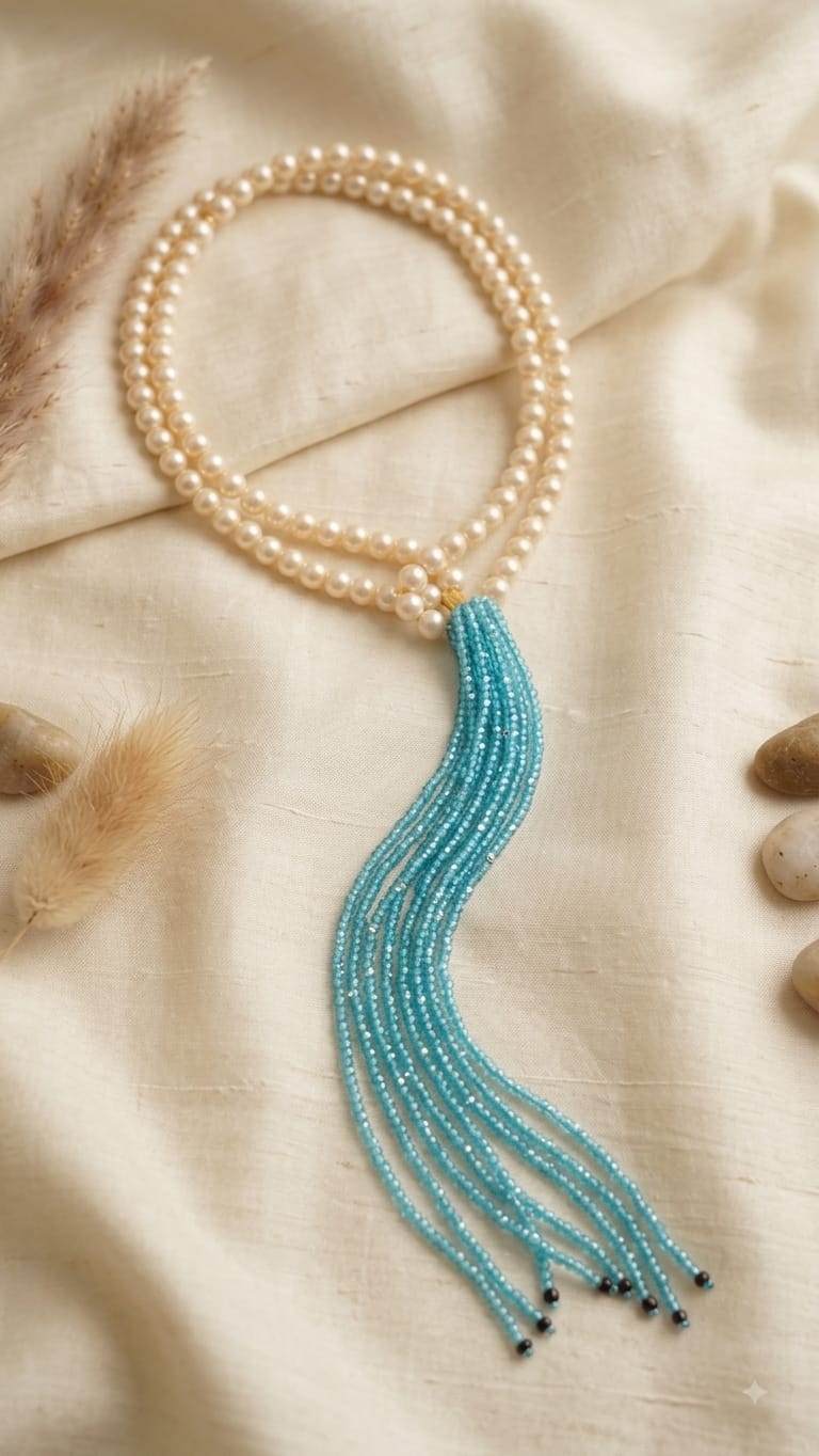 Trendy necklace wear