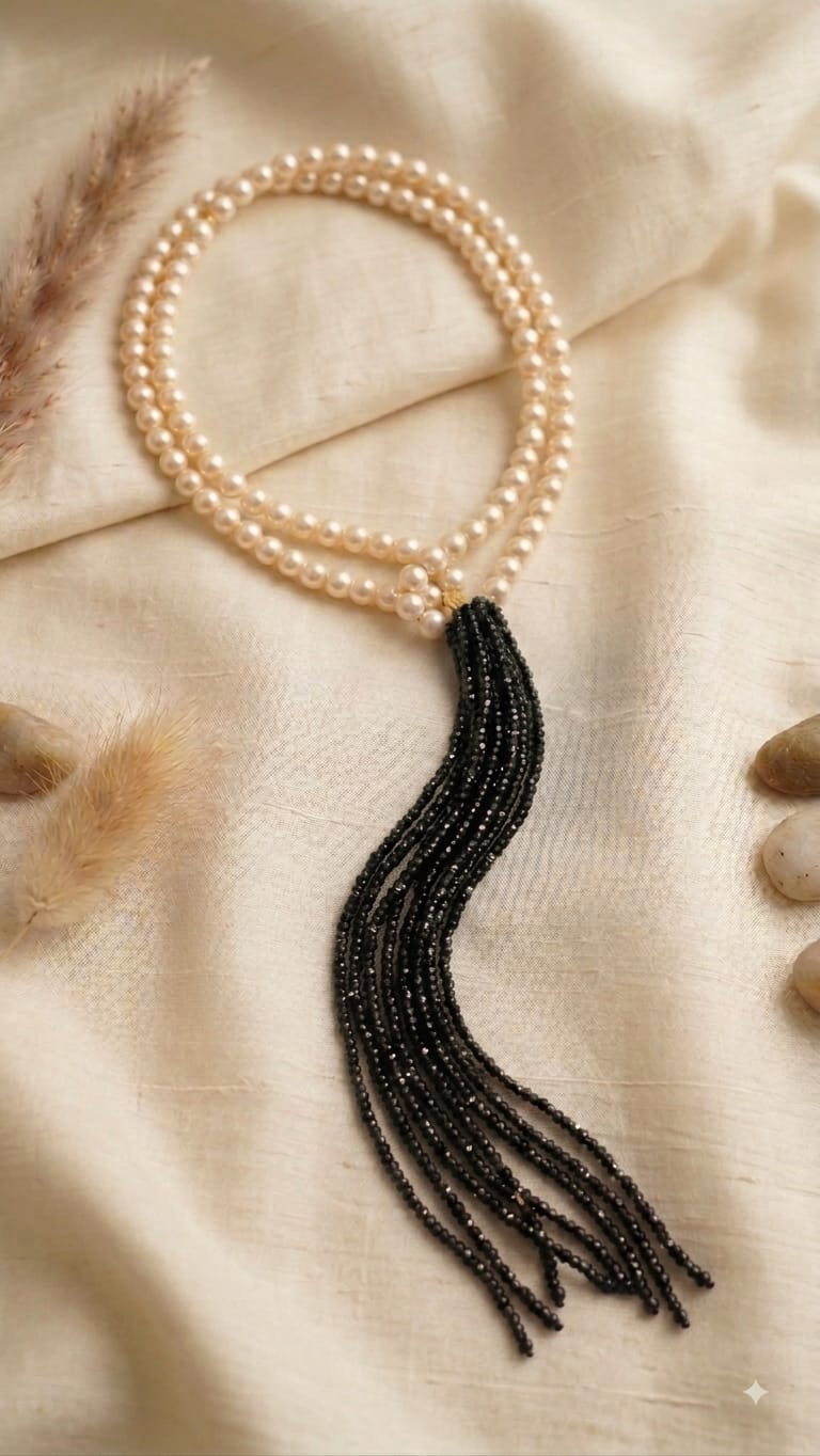 Trendy necklace wear