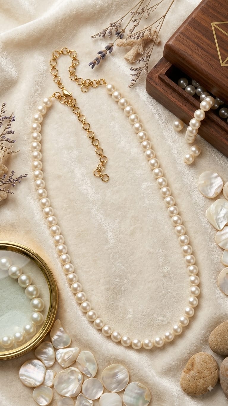Glass beads mala