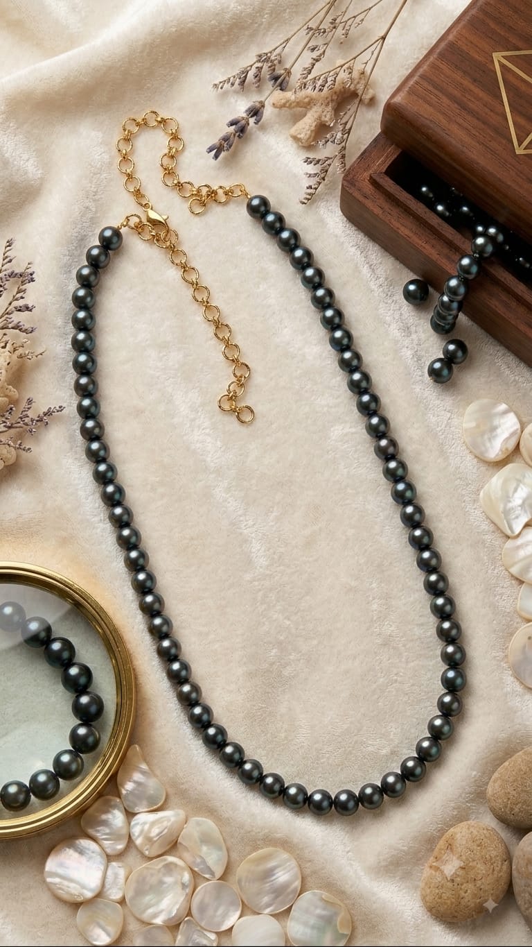 Glass beads mala