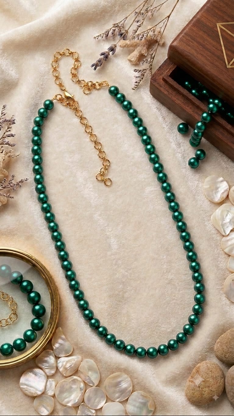 Glass beads mala