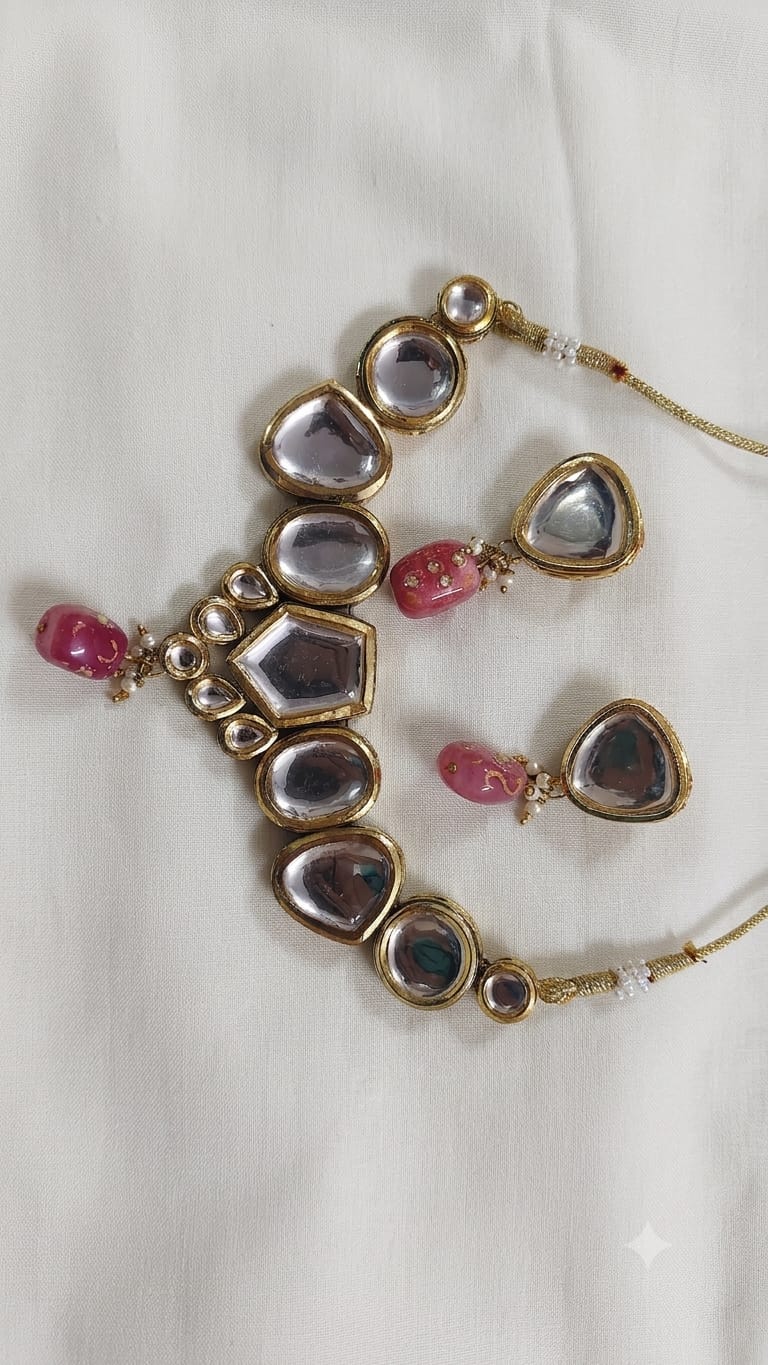 Meenakari Kundan necklace