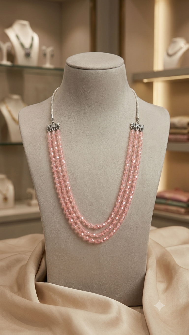 Crystal beads necklace 