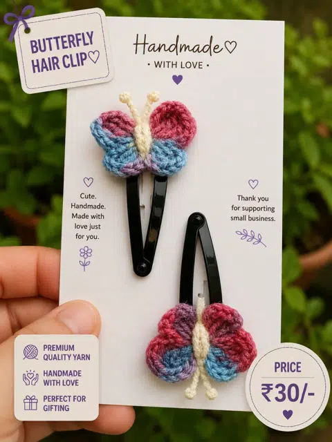Butterfly Hair Clip
