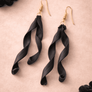 Handmade Clay Midnight Twist Drops