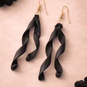 Handmade Clay Midnight Twist Drops