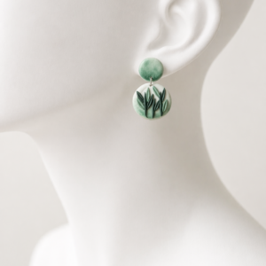 Handmade Clay Sage Meadow Drops