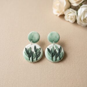 Handmade Clay Sage Meadow Drops