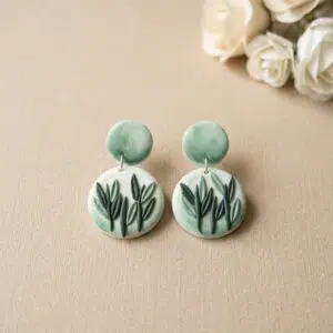 Handmade Clay Sage Meadow Drops