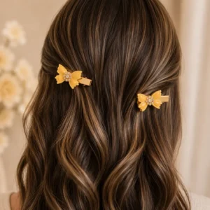 Handmade Clay Butter Bloom Hair Clips