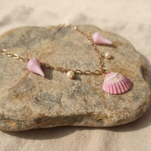 Handmade Clay Mermaid’s Treasury Layered Pendants