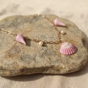 Handmade Clay Mermaid’s Treasury Layered Pendants