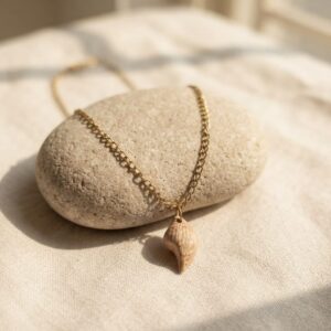 Handmade Clay The Sandy Conch Pendant