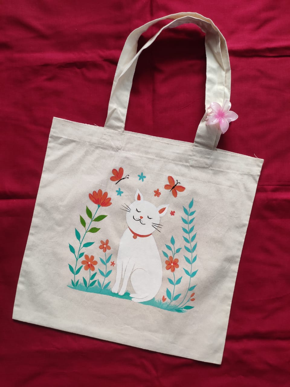 Garden Cat Tote