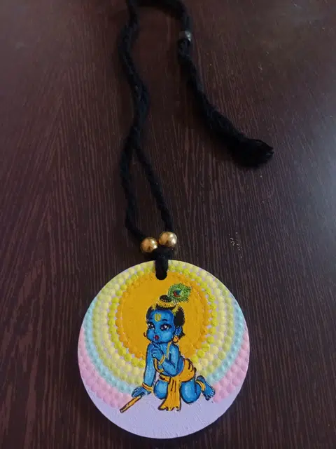 Bal Krishna's Blessing — Artisan Pendant Necklace