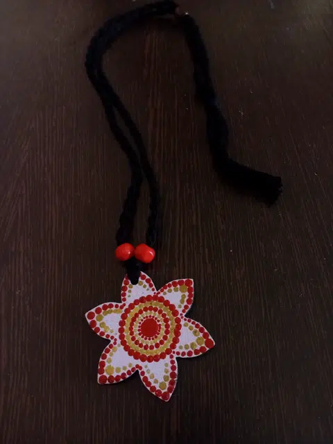 Boho Blossom — Handcrafted Mandala Necklace