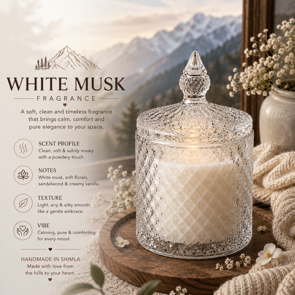 Majestic King Jar Candle (250ml)