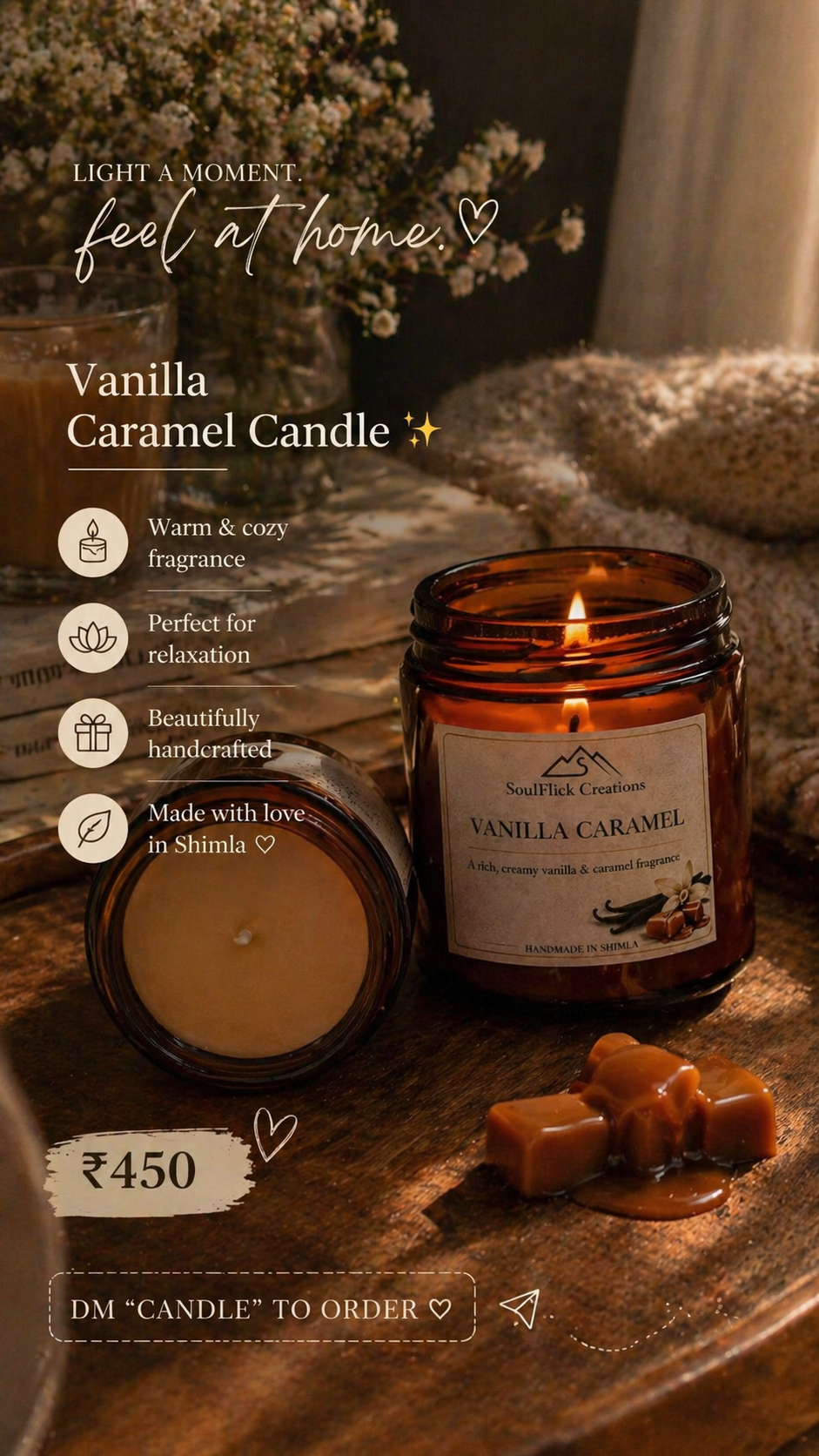 Classic Amber Jar Candle (120ml)