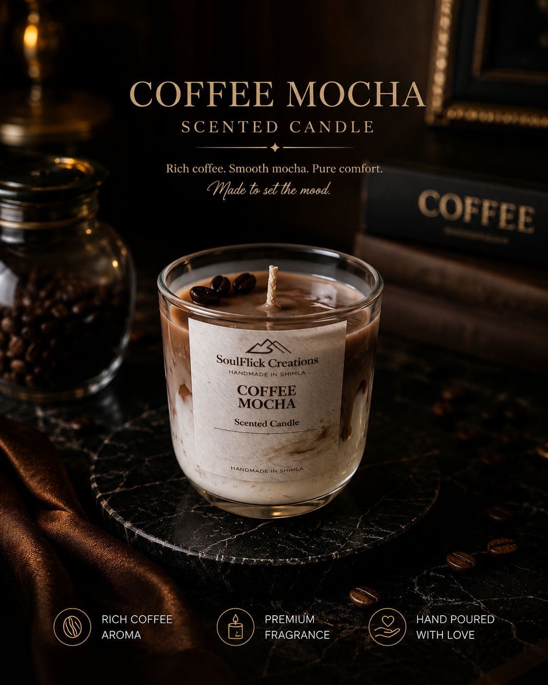 Cafe Latte Candle (150ml)