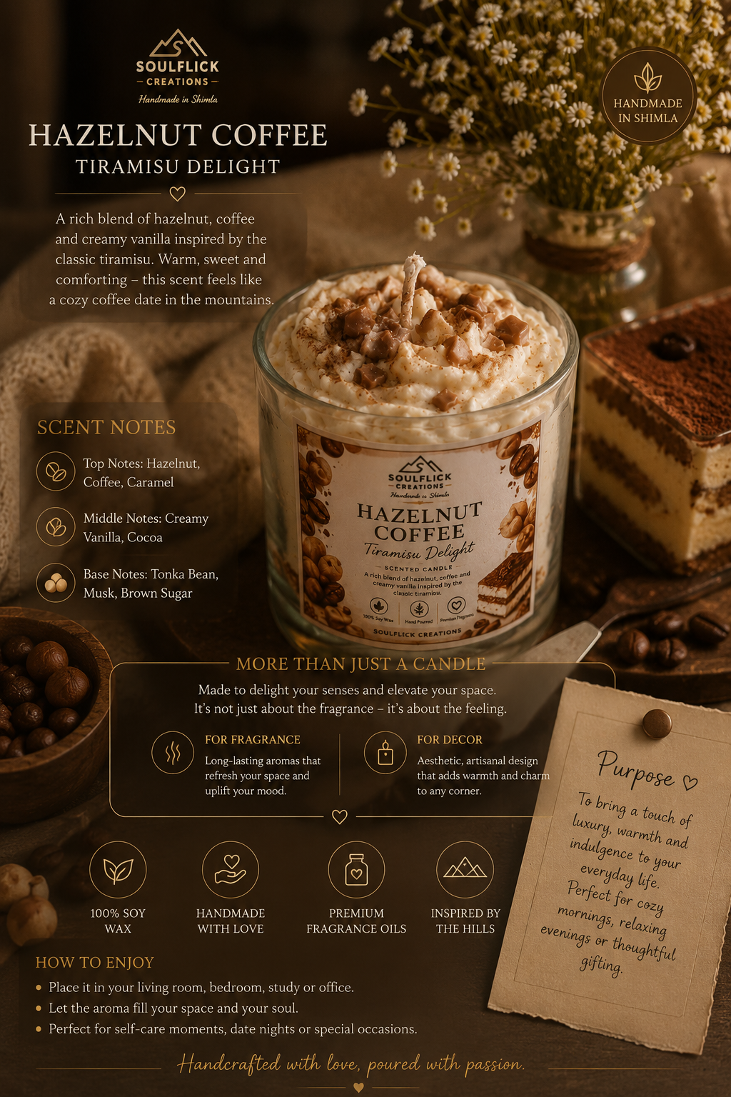 Hazelnut Coffee Tiramisu Delight (150ml)
