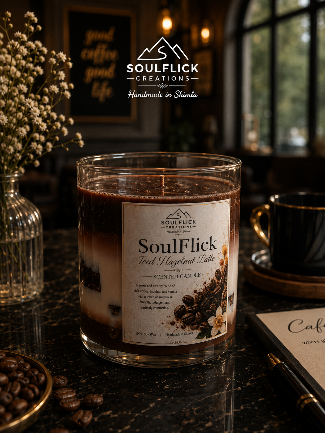Iced Hazelnut Latte (350ml)